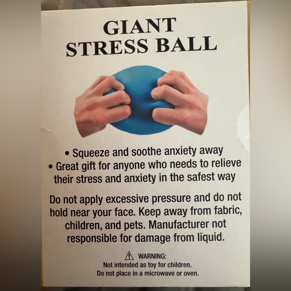 FUN WORKSHOP Giant Stress Ball & Star Projector Night Light - Picture 2 of 4